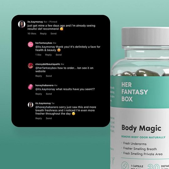 Body Magic Chlorophyll Pill - For Body OdorDetox & Skin
