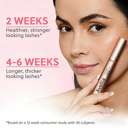 Avellia Eyelash Enhancing Serum with Powerful Peptides & Plant Botanicals for Thinning Lashes 3ML Makeup Cosmetic-tss