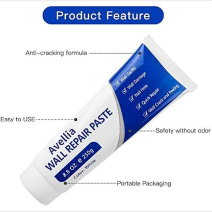 Drywall Patch Repair Kit 250g Wall Mending Agent Multi-functional Quick-drying Paste Adhesive Heavy Duty Concrete Sealant Waterproof Self-adhesive-tss