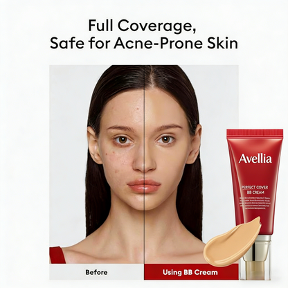 Perfect Cover BB Cream SPF 42 PA+++Flawless Skin in 10 Seconds — No Heavy Foundation——tss