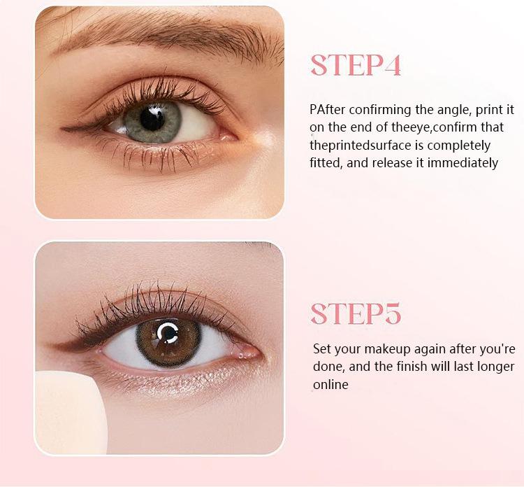 Rotating Eyeliner Stamp Pen – Dual-Head Design with Wing Stamp, Get Perfect, Symmetrical Wings in Seconds — Even If You’ve Never Done Eyeliner Before-tss