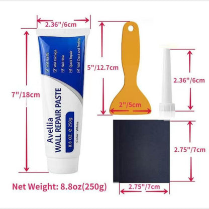 Drywall Patch Repair Kit 250g Wall Mending Agent Multi-functional Quick-drying Paste Adhesive Heavy Duty Concrete Sealant Waterproof Self-adhesive-tss