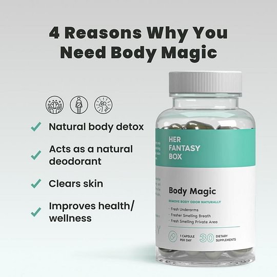 Body Magic Chlorophyll Pill - For Body OdorDetox & Skin
