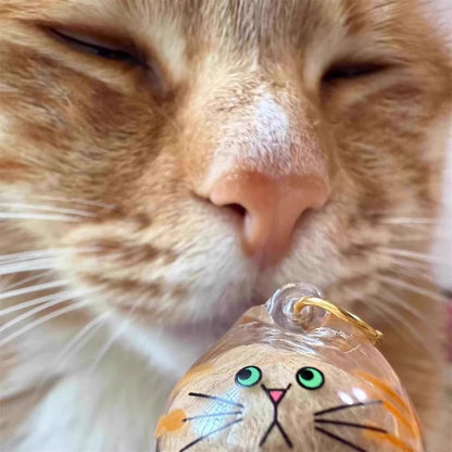 Pet Fur Memory Capsule Keychain Cat Fur Collection Capsule Dog Hair Collector Keychain -tss