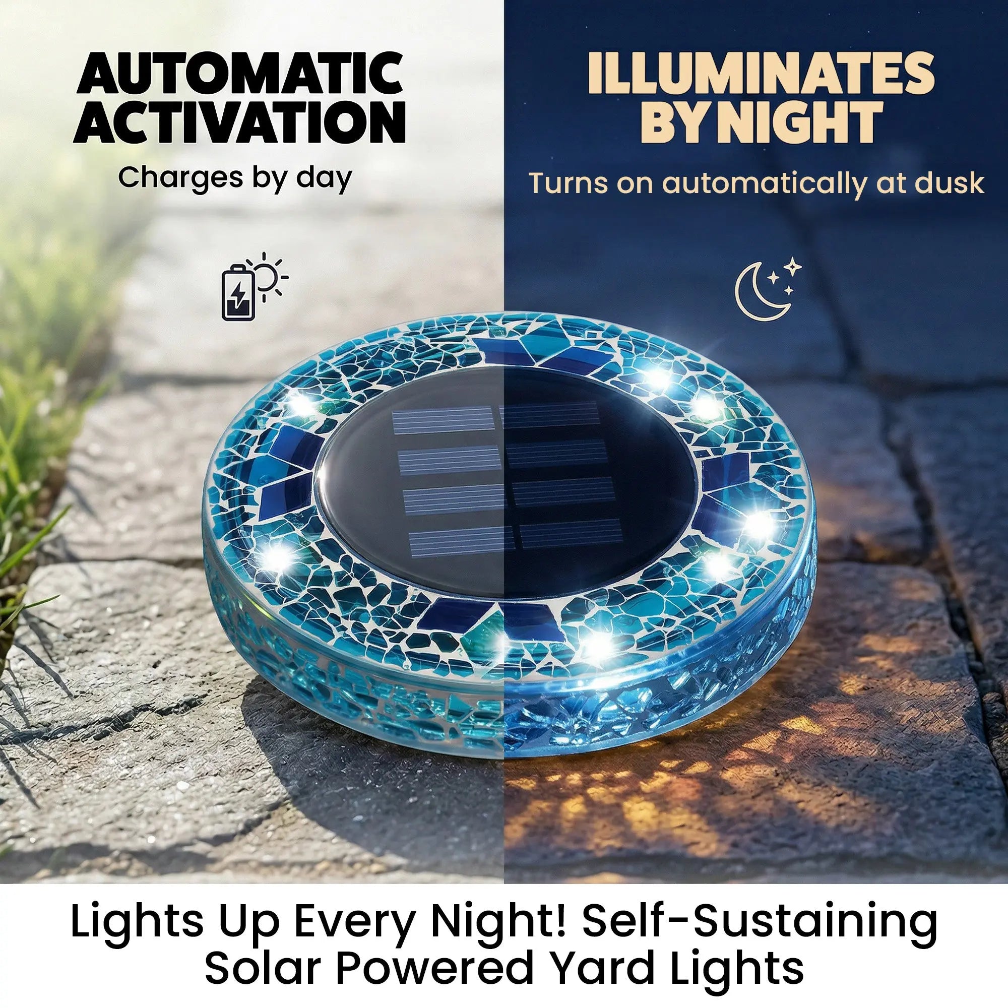 Solar mosaic light