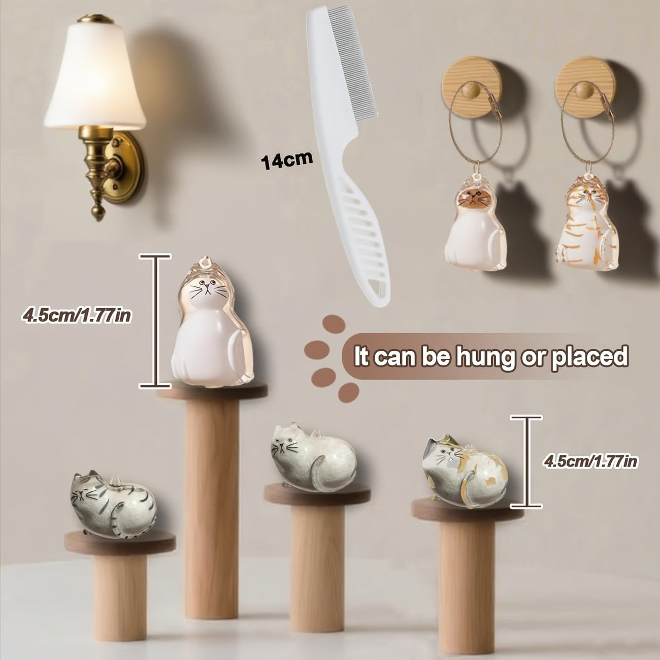 Pet Fur Memory Capsule Keychain Cat Fur Collection Capsule Dog Hair Collector Keychain -tss