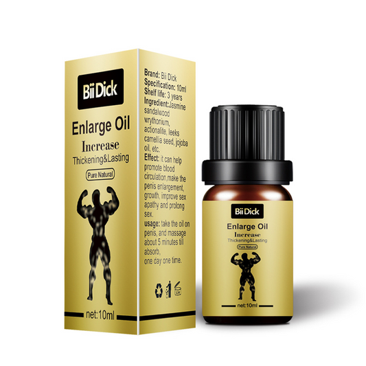 Bii Dick Powerful Men's Essential Oil 10ml – Men's Massage Oil for Private Area Empowerment, Maintenance of Vitality & Endurance.
