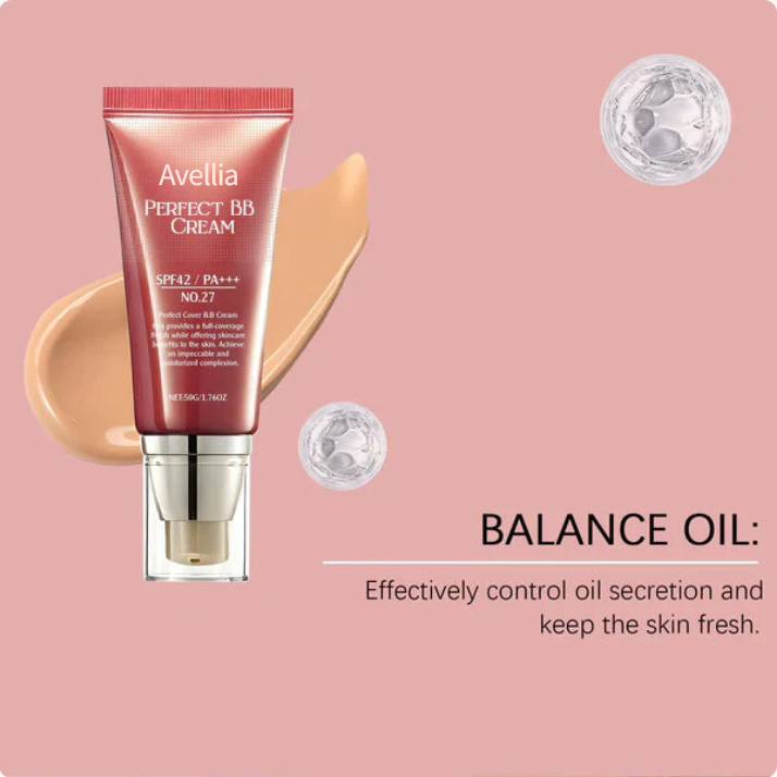 Perfect Cover BB Cream SPF 42 PA+++Flawless Skin in 10 Seconds — No Heavy Foundation——tss