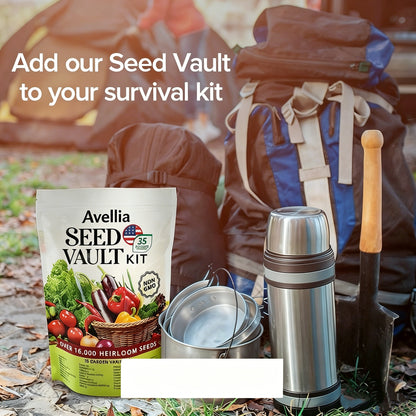 🚨 Grow Your Own Organic Veggies At Home | 35-Variety Avellia Seed Vault Kit-wsm🥦🥬🫑🌽🥔